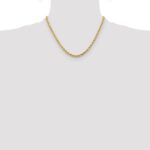 10k 4.25mm Diamond-cut Rope Chain - Image 4