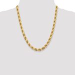 10k 8mm Diamond-cut Rope Chain - Image 4
