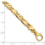 10k 5.80mm Polished Fancy Link Bracelet - Image 2