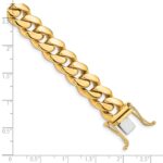 10k 10.7mm Hand-polished Miami Cuban Link Bracelet - Image 2