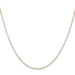 10k .8mm D/C Cable with Lobster Clasp Chain - Image 2