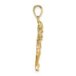 14k Large Virgo Zodiac Charm - Image 2
