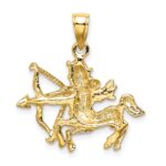 14k Large Sagittarius Zodiac Charm - Image 4