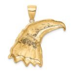 14k Eagle Head Pendant - Image 3
