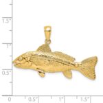 14K 3-D Red Fish Charm - Image 3