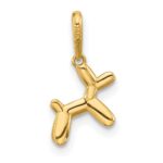 14K Polished 3D Balloon Puppy Pendant Charm - Image 3
