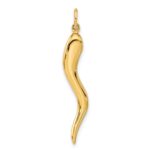 10k Large Italian Horn Charm - Image 4