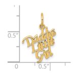 10k DADDYS LITTLE GIRL Charm - Image 3