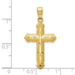 10k Passion Cross Pendant - Image 3