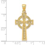 10k Iona Cross Pendant - Image 3