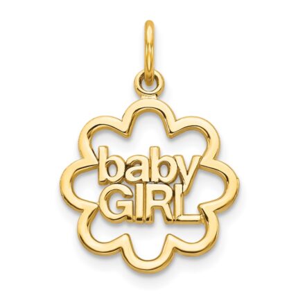 10k BABY GIRL Charm