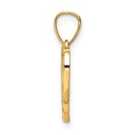 10K CZ Heart Pendant - Image 2