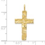 10k Nugget Cross Pendant - Image 3
