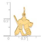 10K Hockey Charm - Image 3