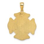 10k St. Florian Protect Us/Fire Dept. Pendant - Image 3