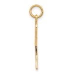 10k Solid Flat-Backed Ankh/Egyptian Cross Pendant - Image 2