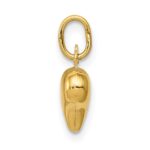 10K Polished 3-D Heart Charm - Image 2