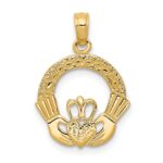 10k Claddagh Charm