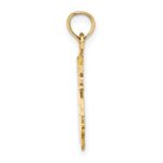 10K Polished Snowman Pendant - Image 2