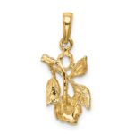 10k Rose Pendant - Image 4