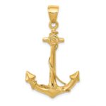 10k 3-D Anchor with Rope Pendant - Image 3