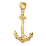 10k 3-D Anchor with Rope Pendant - Image 5