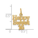 10k HAPPY SWEET 16 Charm - Image 3