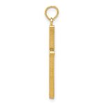 10K Polished Cross Pendant - Image 2