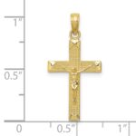 10k Crucifix Pendant - Image 3