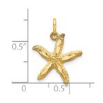 10k Starfish Charm - Image 3