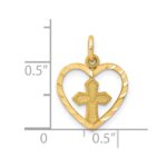 10k Cross Charm - Image 3