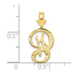 10k Initial P Pendant - Image 3