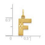 10k Initial F Charm - Image 3