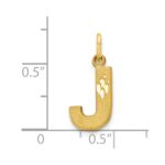 10k Initial J Charm - Image 3