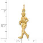 10k Solid Runner Charm - Image 3