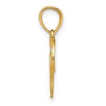 10K w/Rhodium Heart Charm - Image 2