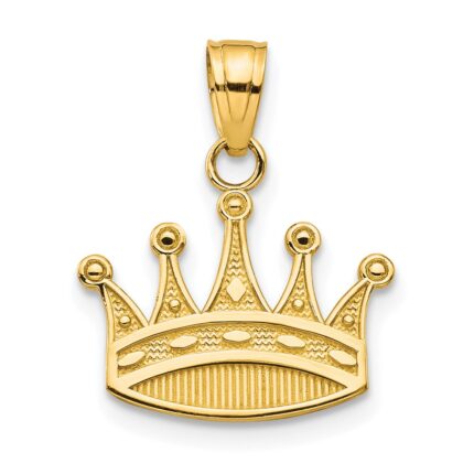 10k Crown Charm