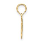 10K Polished Christmas Bells Pendant - Image 2