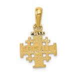 10k Jerusalem Cross Charm - Image 4