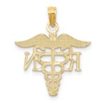 10K RN Caduceus Pendant - Image 3
