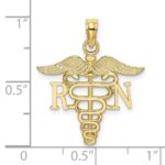10K RN Caduceus Pendant - Image 4