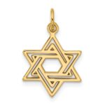 10k Jewish Star Charm