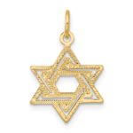 10k Jewish Star Charm - Image 3