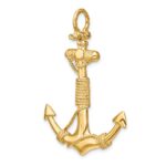 10K 3-D Solid Anchor with Rope Pendant - Image 5