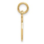 10k Baptism Spanish Recuerdo Del Bautismo on Back Charm - Image 2