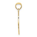 10k BEST MOM Heart Charm - Image 2