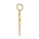 10K #1 WIFE Heart Pendant - Image 2