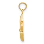 10k Fleur De Lis Pendant - Image 2