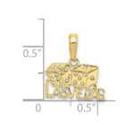 10k LAS VEGAS w/Dice Pendant - Image 3
