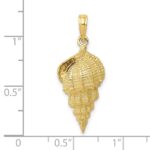 10k Conch Shell Pendant - Image 3